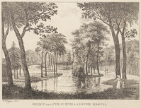 TvB G 1696
<br/>
Gezicht in het Haagse Bos
<br/>
<em>Huygens, E. (XIX)</em>